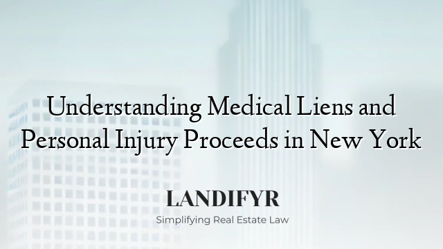 Understanding Medical Liens and Personal Injury Proceeds in New York