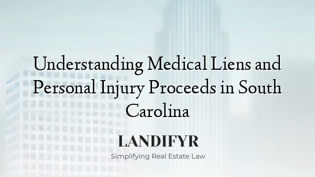 Understanding Medical Liens and Personal Injury Proceeds in South Carolina