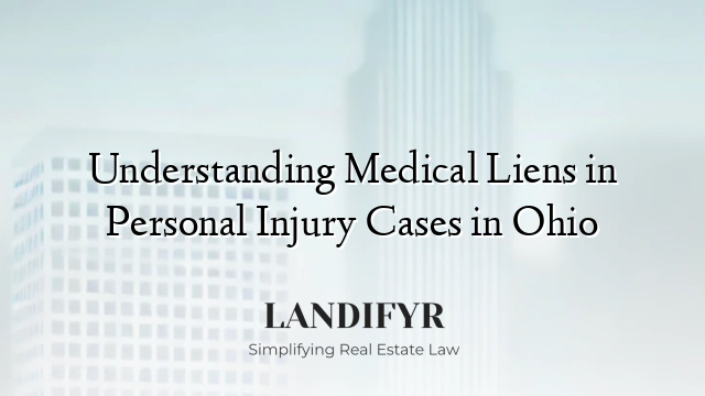 Understanding Medical Liens in Personal Injury Cases in Ohio