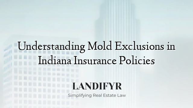 Understanding Mold Exclusions in Indiana Insurance Policies