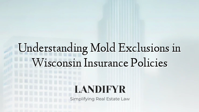 Understanding Mold Exclusions in Wisconsin Insurance Policies