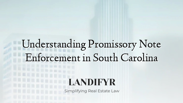 Understanding Promissory Note Enforcement in South Carolina