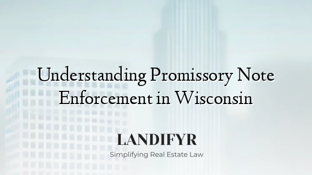 Understanding Promissory Note Enforcement in Wisconsin