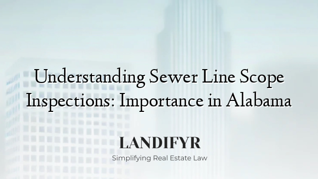 Understanding Sewer Line Scope Inspections: Importance in Alabama