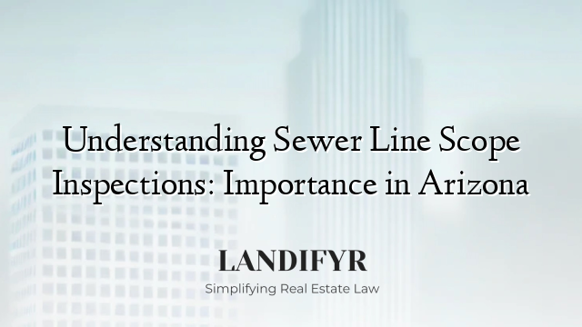 Understanding Sewer Line Scope Inspections: Importance in Arizona