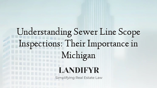 Understanding Sewer Line Scope Inspections: Their Importance in Michigan