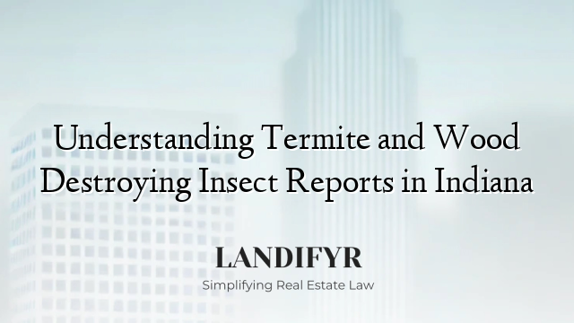 Understanding Termite and Wood Destroying Insect Reports in Indiana