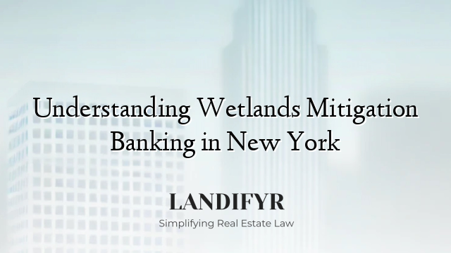 Understanding Wetlands Mitigation Banking in New York