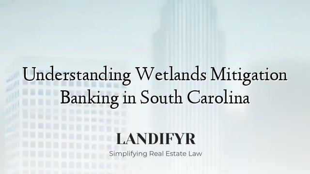 Understanding Wetlands Mitigation Banking in South Carolina