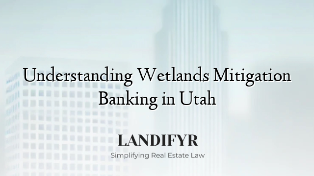 Understanding Wetlands Mitigation Banking in Utah