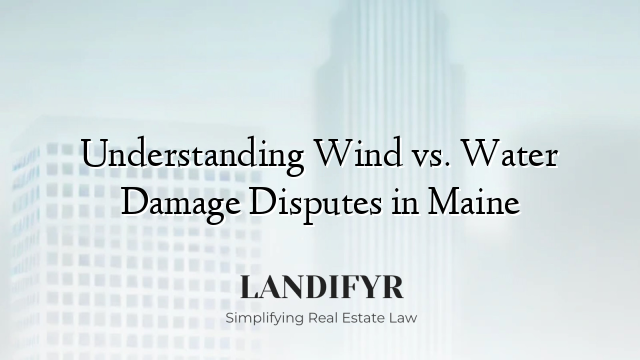 Understanding Wind vs. Water Damage Disputes in Maine