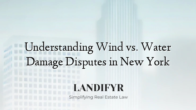 Understanding Wind vs. Water Damage Disputes in New York