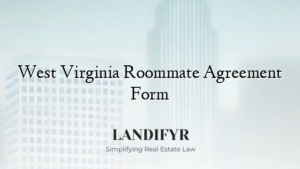 West Virginia Roommate Agreement Form