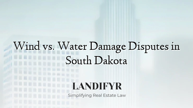 Wind vs. Water Damage Disputes in South Dakota