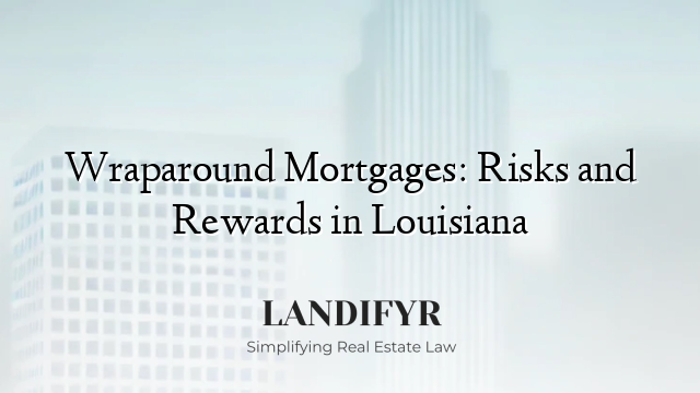 Wraparound Mortgages: Risks and Rewards in Louisiana
