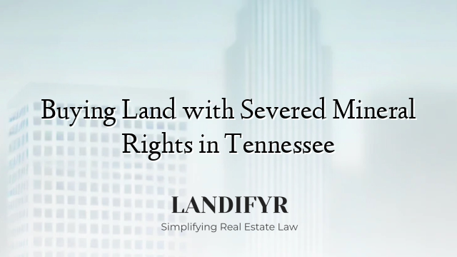 Buying Land with Severed Mineral Rights in Tennessee