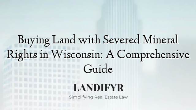 Buying Land with Severed Mineral Rights in Wisconsin: A Comprehensive Guide