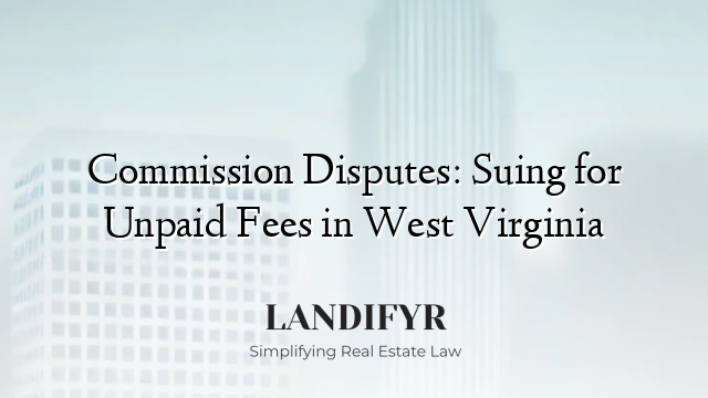 Commission Disputes: Suing for Unpaid Fees in West Virginia