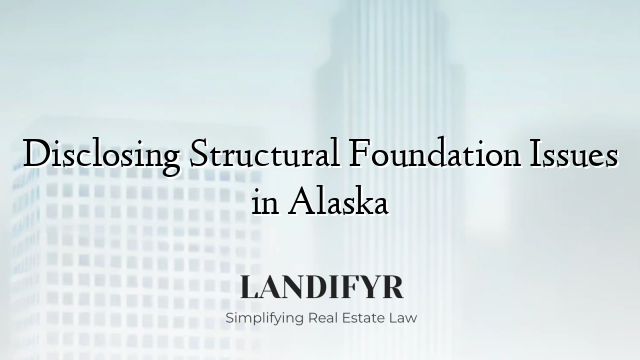 Disclosing Structural Foundation Issues in Alaska