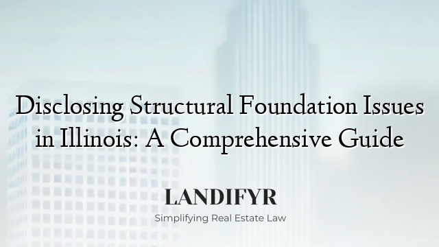 Disclosing Structural Foundation Issues in Illinois: A Comprehensive Guide