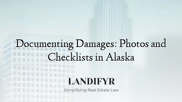 Documenting Damages: Photos and Checklists in Alaska