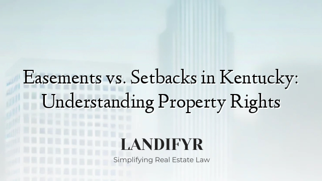 Easements vs. Setbacks in Kentucky: Understanding Property Rights