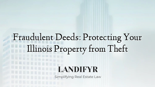 Fraudulent Deeds: Protecting Your Illinois Property from Theft