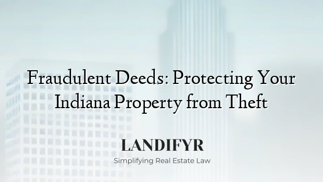 Fraudulent Deeds: Protecting Your Indiana Property from Theft