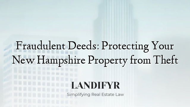 Fraudulent Deeds: Protecting Your New Hampshire Property from Theft