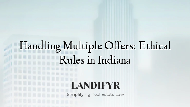 Handling Multiple Offers: Ethical Rules in Indiana