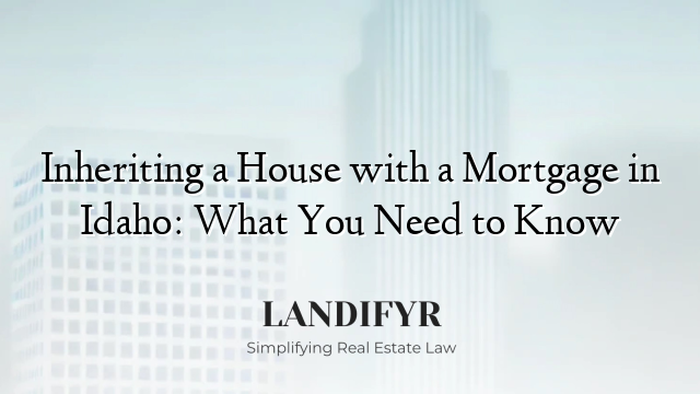 Inheriting a House with a Mortgage in Idaho: What You Need to Know