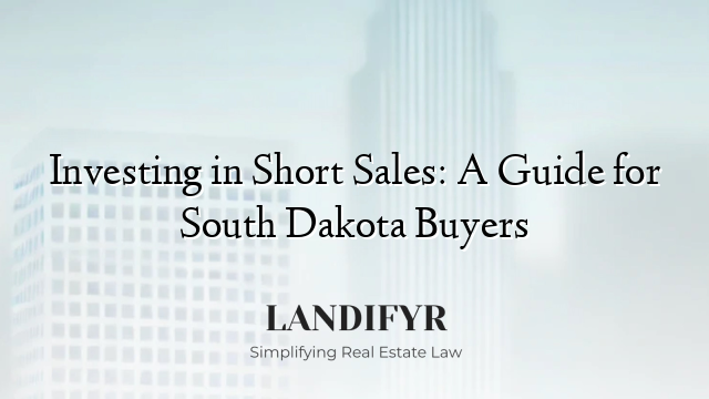 Investing in Short Sales: A Guide for South Dakota Buyers