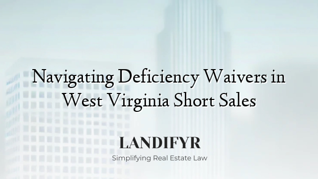Navigating Deficiency Waivers in West Virginia Short Sales
