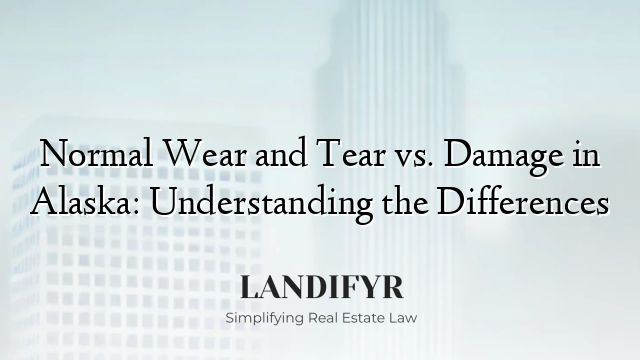 Normal Wear and Tear vs. Damage in Alaska: Understanding the Differences