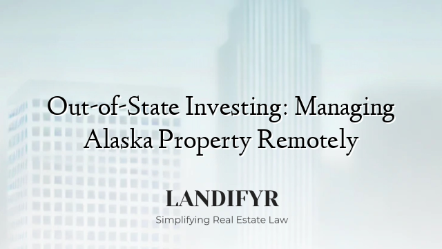 Out-of-State Investing: Managing Alaska Property Remotely