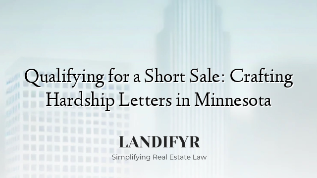 Qualifying for a Short Sale: Crafting Hardship Letters in Minnesota