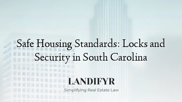 Safe Housing Standards: Locks and Security in South Carolina