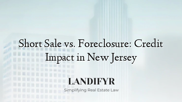 Short Sale vs. Foreclosure: Credit Impact in New Jersey