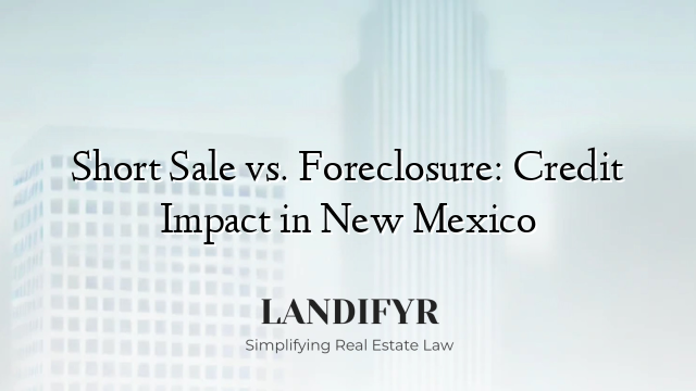 Short Sale vs. Foreclosure: Credit Impact in New Mexico
