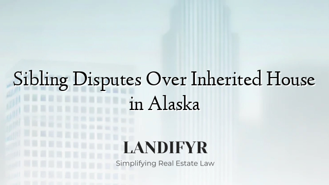 Sibling Disputes Over Inherited House in Alaska