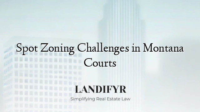 Spot Zoning Challenges in Montana Courts