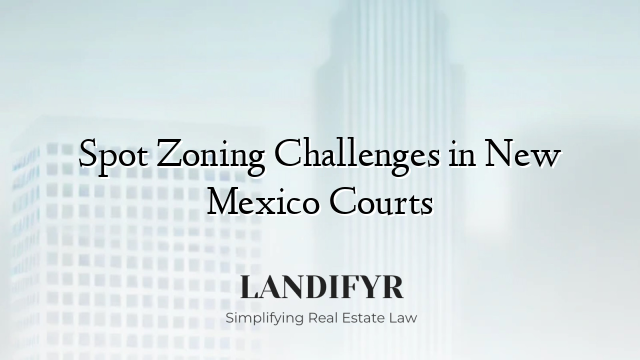 Spot Zoning Challenges in New Mexico Courts