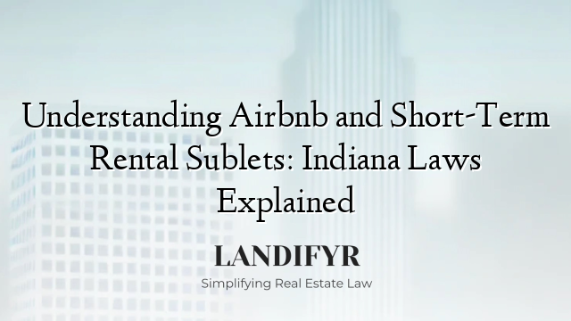 Understanding Airbnb and Short-Term Rental Sublets: Indiana Laws Explained