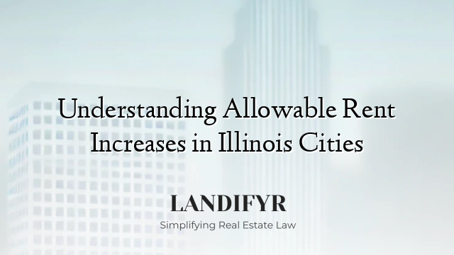 Understanding Allowable Rent Increases in Illinois Cities