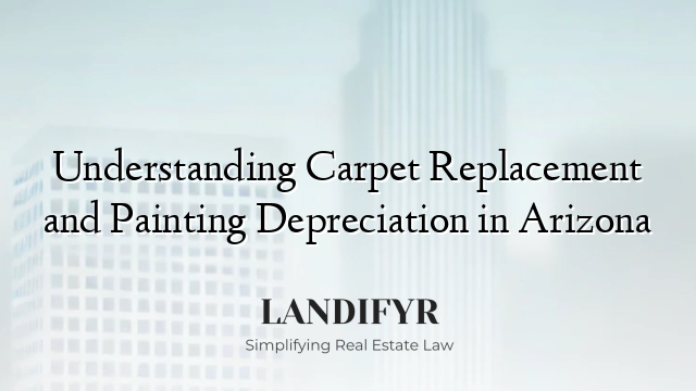 Understanding Carpet Replacement and Painting Depreciation in Arizona