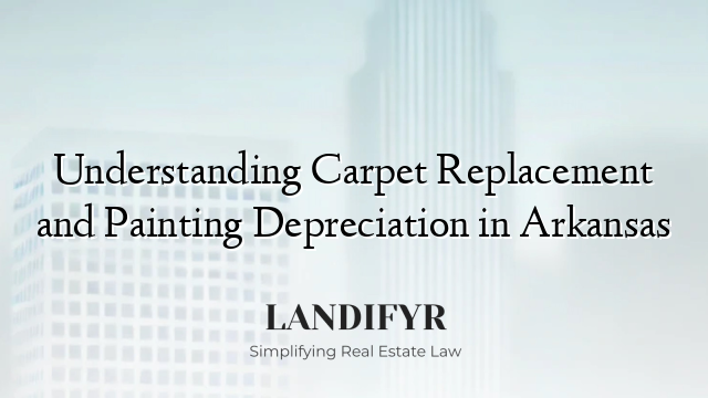 Understanding Carpet Replacement and Painting Depreciation in Arkansas
