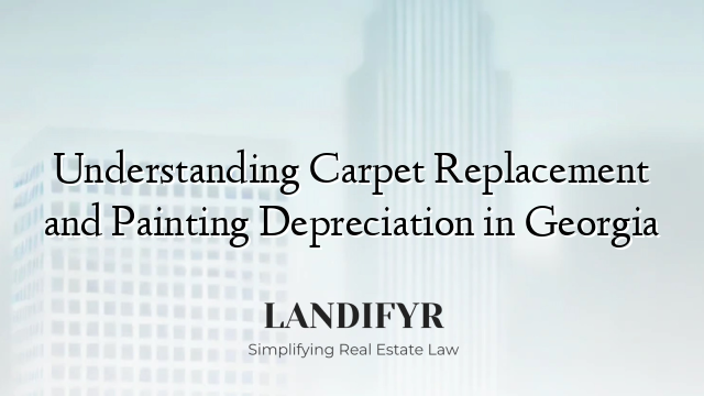 Understanding Carpet Replacement and Painting Depreciation in Georgia