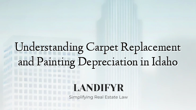 Understanding Carpet Replacement and Painting Depreciation in Idaho