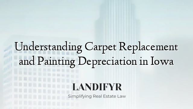 Understanding Carpet Replacement and Painting Depreciation in Iowa