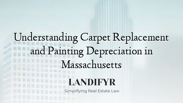 Understanding Carpet Replacement and Painting Depreciation in Massachusetts